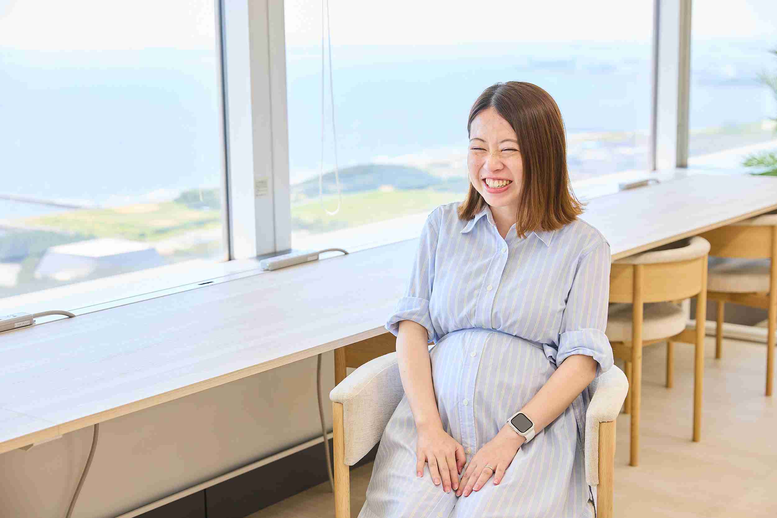 育児休暇中の女性