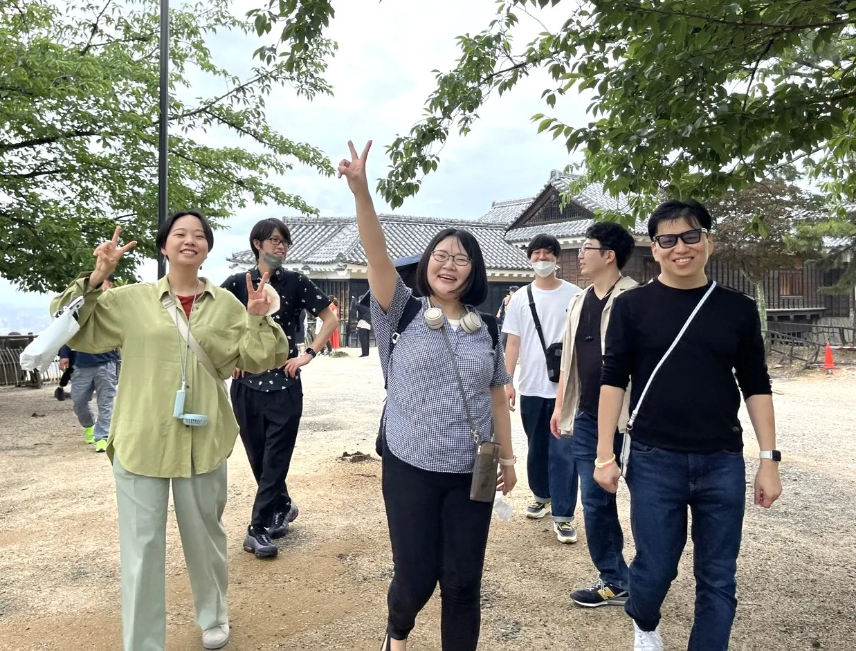 愛媛の社員旅行風景